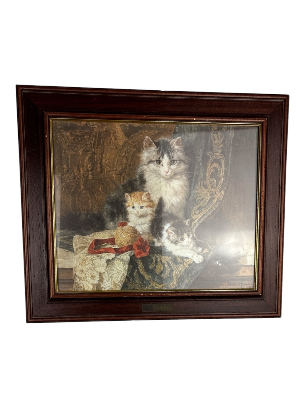"A Cat With Her Three Kittens" by 19th-century artist Henriette Ronner-Knip.